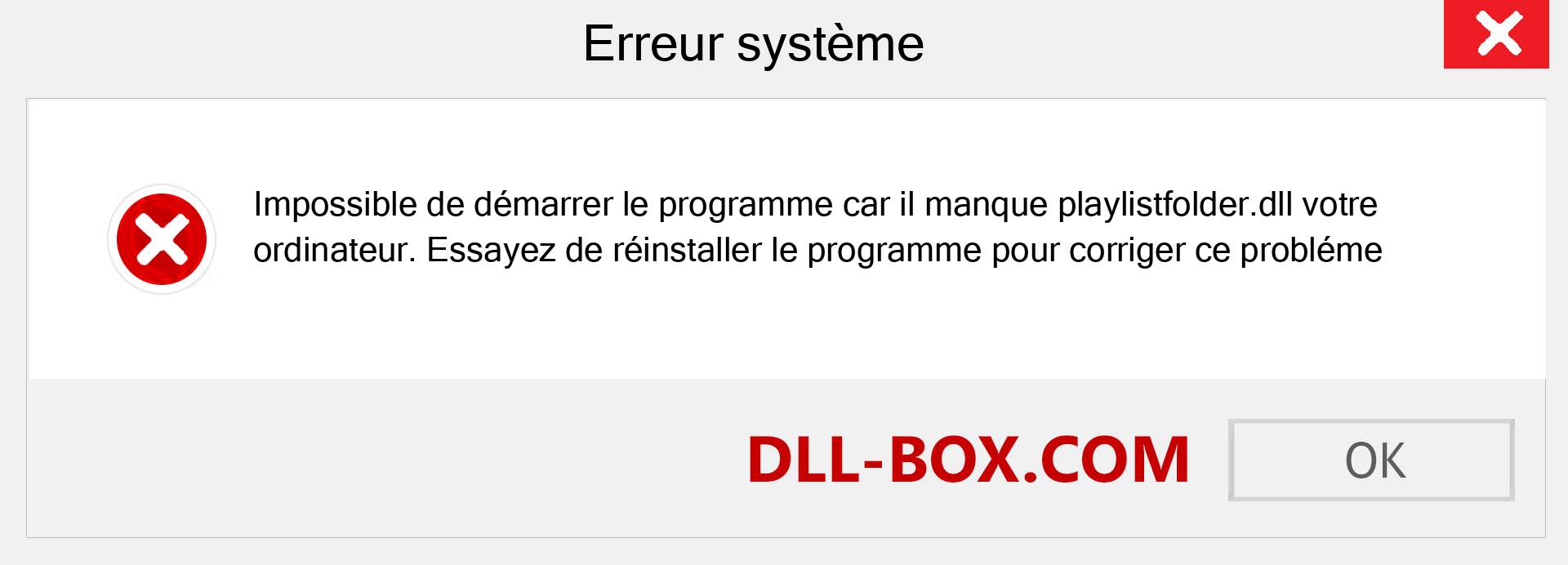 Le fichier playlistfolder.dll est manquant ?. Télécharger pour Windows 7, 8, 10 - Correction de l'erreur manquante playlistfolder dll sur Windows, photos, images